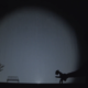 Hand forming a grandfather in shadow art – scene from a customizable shadow show