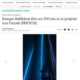 Skjermdump av en nyhetsartikkel fra Paperjam med tittelen "Banque Raiffeisen feirer 100 år og ser mot fremtiden", illustrert med et lasershow.