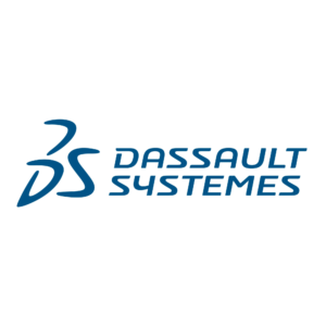 Dassault Systèmes : logo 3D software and industrial solutions company